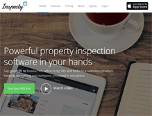 Tablet Screenshot of inspecty.com
